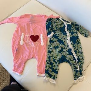 Kickee pants newborn onesie